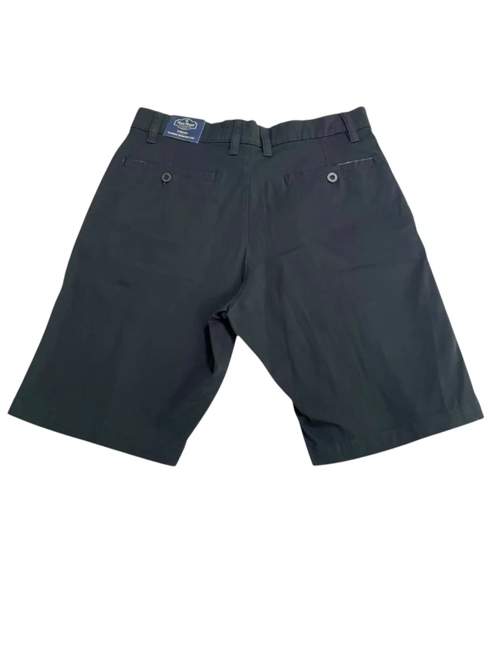 Nat Nast Black Stretch Flat Front Golf Shorts Men’s Size 30 Classic Fit Spandex